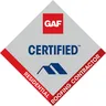 GAF Certified Residential Roofing Contractor badge